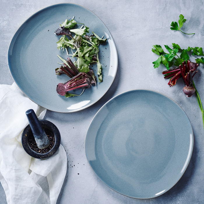 Speiseteller Smokey blue